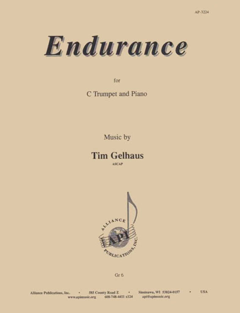Endurance - Solo For Bb Trp-piano
